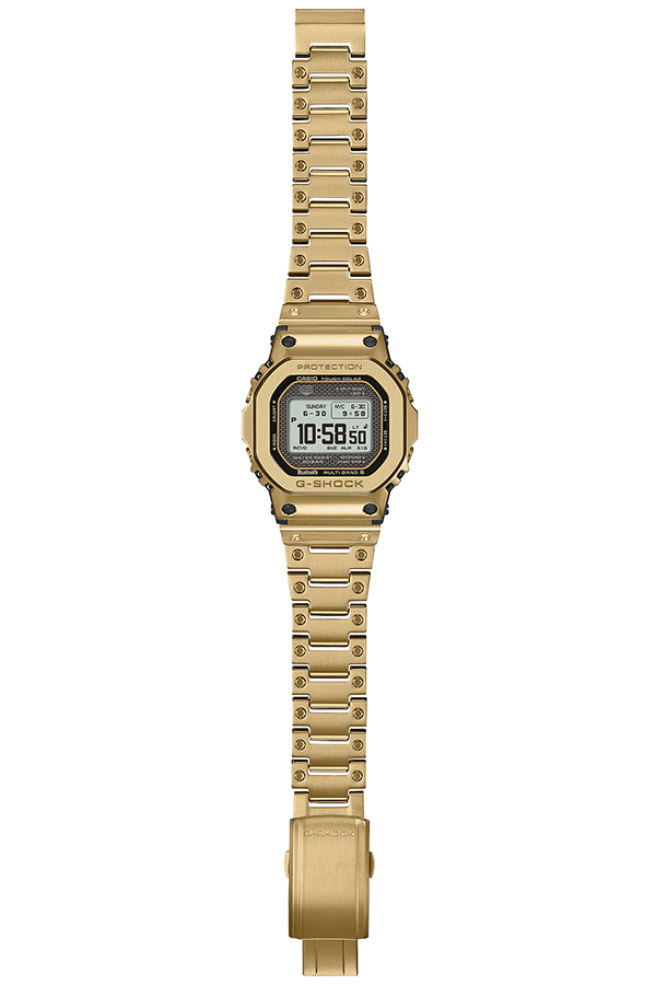 G-SHOCK フルメタル MIP液晶モデル ゴールド GMW-BZ5000GD-9JF メンズ 腕時計 電波ソーラー Bluetooth デジタル スクエア 国内正規品 カシオ