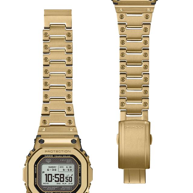 G-SHOCK フルメタル MIP液晶モデル ゴールド GMW-BZ5000GD-9JF メンズ 腕時計 電波ソーラー Bluetooth デジタル スクエア 国内正規品 カシオ