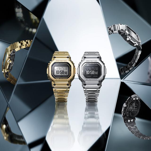 G-SHOCK フルメタル MIP液晶モデル ゴールド GMW-BZ5000GD-9JF メンズ 腕時計 電波ソーラー Bluetooth デジタル スクエア 国内正規品 カシオ