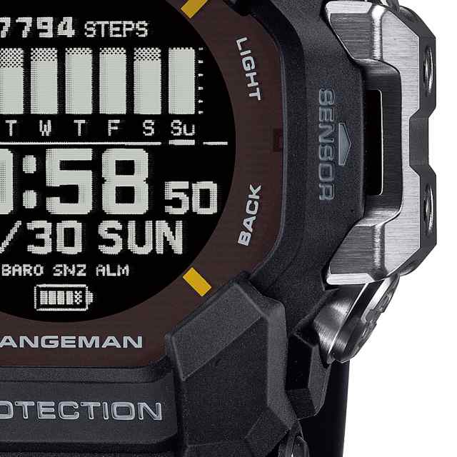 G-SHOCK レンジマン 心拍計 GPS機能 GPR-H1000-1JR メンズ 腕時計 ソーラー Bluetooth デジタル ブラック 反転液晶  国内正規品 カシオの通販はau PAY マーケット - ザ・クロックハウス au PAY マーケット店 | au PAY マーケット－通販サイト