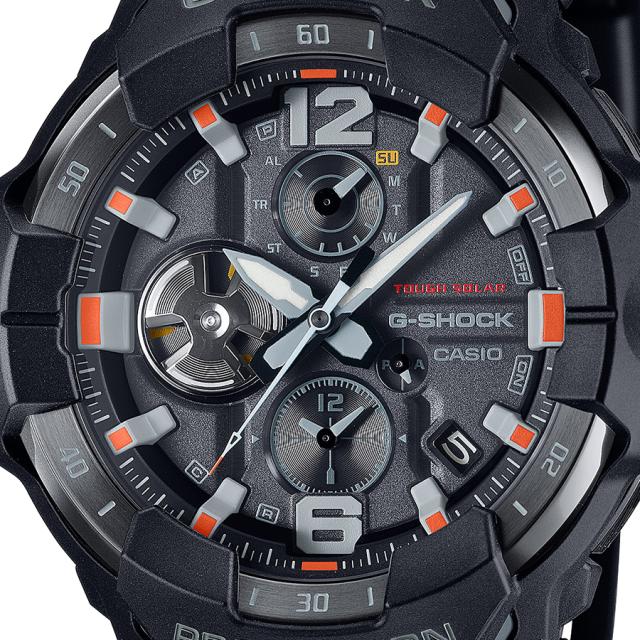 G-SHOCK グラビティマスター エマージェンシーカラー GR-B300EC-1AJF メンズ 腕時計 ソーラー Bluetooth アナログ ブラック 国内正規品 カシオ_2