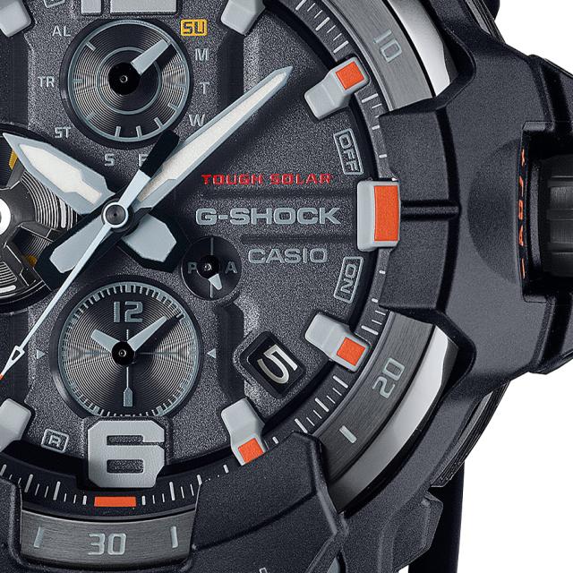 G-SHOCK グラビティマスター エマージェンシーカラー GR-B300EC-1AJF メンズ 腕時計 ソーラー Bluetooth アナログ ブラック 国内正規品 カシオ_4