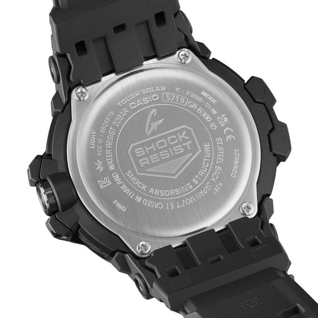 G-SHOCK グラビティマスター エマージェンシーカラー GR-B300EC-1AJF メンズ 腕時計 ソーラー Bluetooth アナログ ブラック 国内正規品 カシオ_6