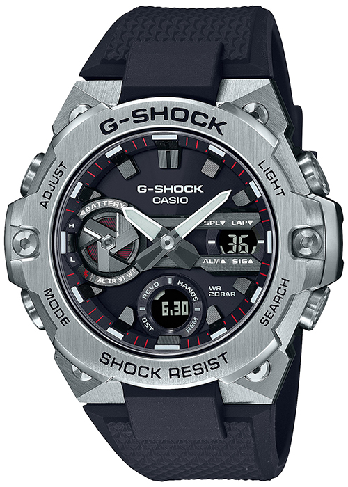 G-SHOCK G-STEEL GST-B400-1AJF メンズ 腕時計 ソーラー Bluetooth アナログ デジタル 樹脂バンド 薄型 カシオ 国内正規品_1