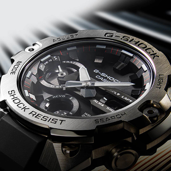 G-SHOCK G-STEEL GST-B400-1AJF メンズ 腕時計 ソーラー Bluetooth アナログ デジタル 樹脂バンド 薄型 カシオ 国内正規品_7