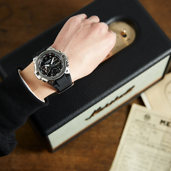 G-SHOCK G-STEEL GST-B400-1AJF メンズ 腕時計 ソーラー Bluetooth アナログ デジタル 樹脂バンド 薄型 カシオ 国内正規品_8