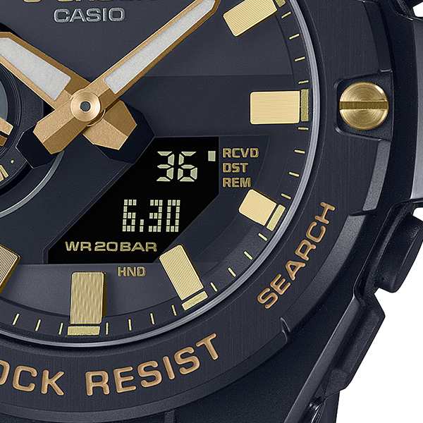 G-SHOCK Gショック G-STEEL Gスチール ゴールド ブラック GST-B500BD