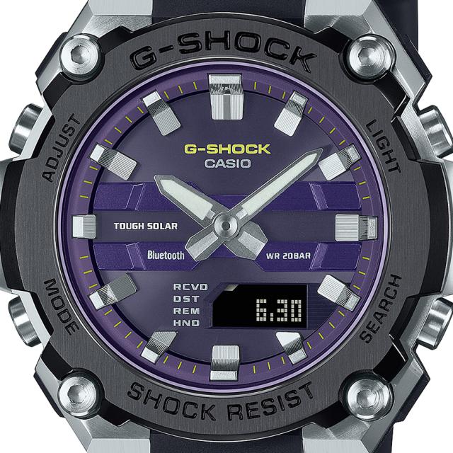 G-SHOCK G-STEEL 小型モデル GST-B600A-1A6JF メンズ 腕時計 ソーラー Bluetooth アナデジ 樹