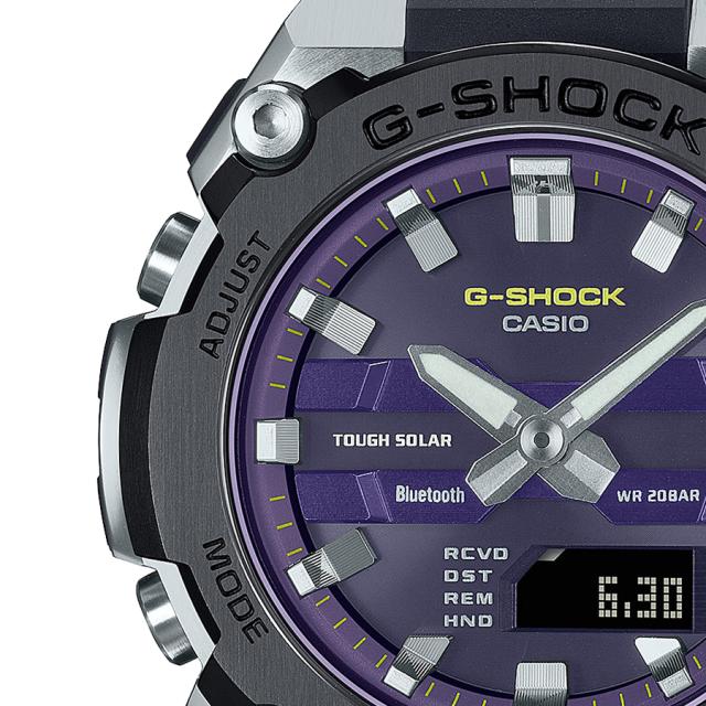 G-SHOCK G-STEEL 小型モデル GST-B600A-1A6JF メンズ 腕時計 ソーラー Bluetooth アナデジ 樹