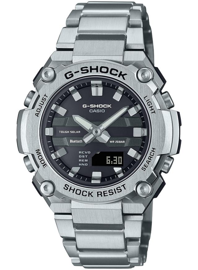 G-SHOCK G-STEEL 小型モデル GST-B600D-1AJF メンズ 腕時計 ソーラー Bluetooth アナデジ メタルバンド ブラック 反転液晶 国内正規品_1