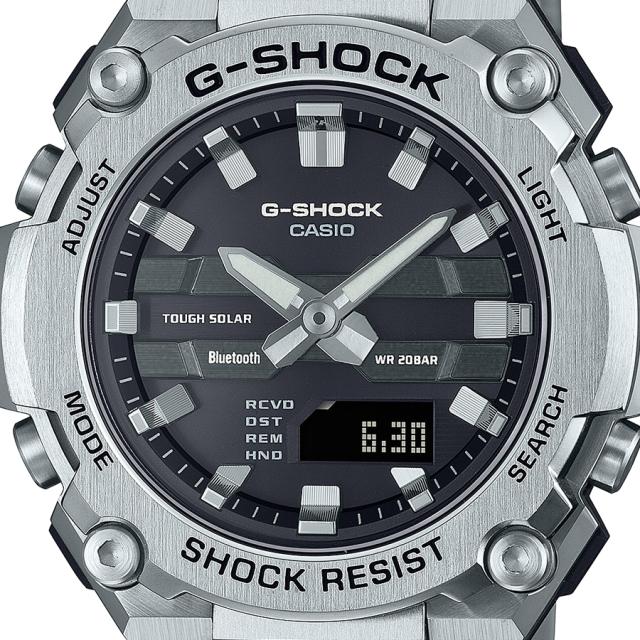G-SHOCK G-STEEL 小型モデル GST-B600D-1AJF メンズ 腕時計 ソーラー Bluetooth アナデジ メタルバンド ブラック 反転液晶 国内正規品_2