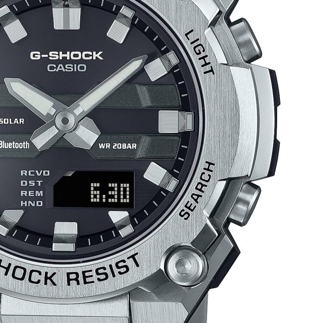 G-SHOCK G-STEEL 小型モデル GST-B600D-1AJF メンズ 腕時計 ソーラー Bluetooth アナデジ メタルバンド ブラック 反転液晶 国内正規品_4