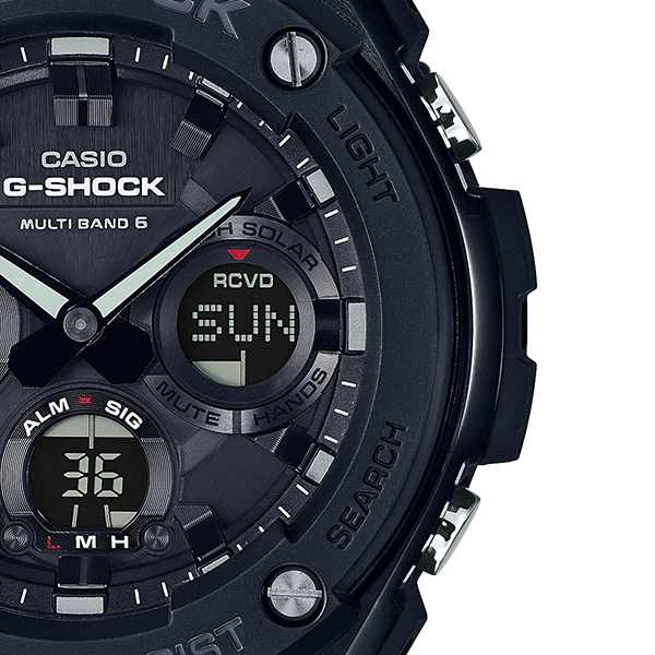 G-SHOCK G-STEEL 電波ソーラー メンズ 腕時計 アナログ デジタル ブラック GST-W100G-1BJF カシオ 国内正規品_4