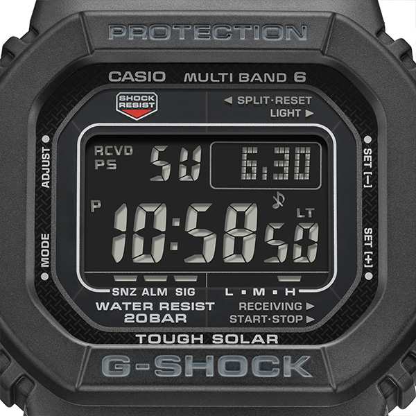 G-SHOCK 5600シリーズ 電波ソーラー メンズ 腕時計 デジタル 樹脂 ...