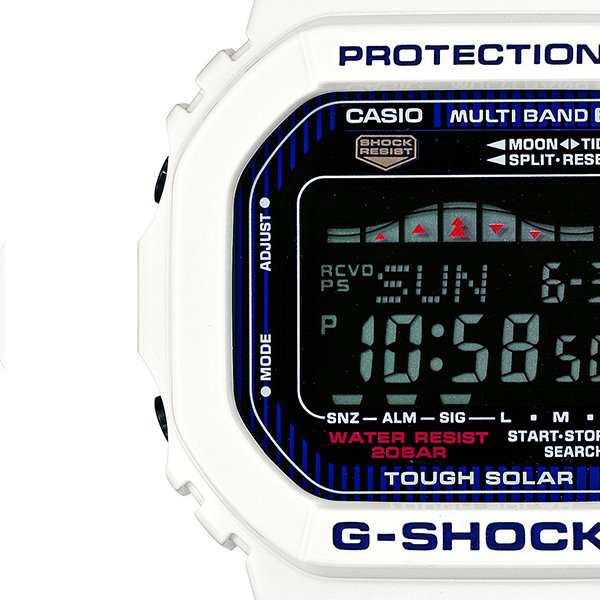 G-SHOCK ジーショック G-LIDE Gライド スクエア 電波ソーラー メンズ 腕時計 デジタル 反転液晶 GWX-5600C-7JF  国内正規品 タイドグラフ ｜au PAY マーケット