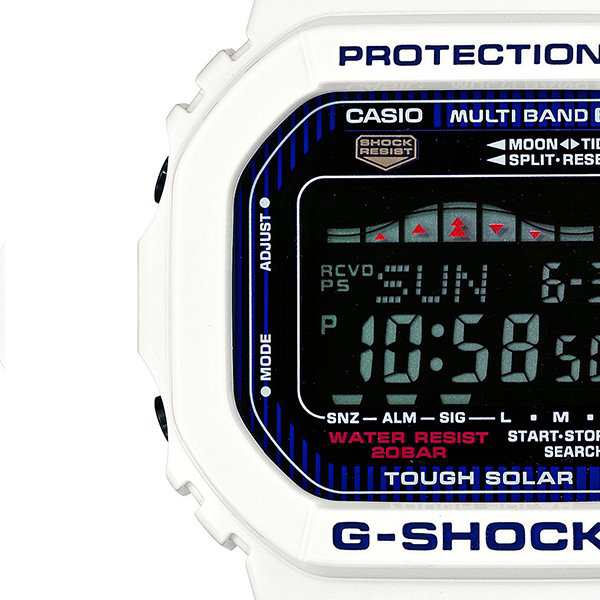 G-SHOCK G-LIDE スクエア 電波ソーラー メンズ 腕時計 デジタル 反転