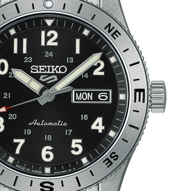 セイコー5自動巻時計 文字盤黒 超美品】SEIKO 5 7S26-01V0 自動
