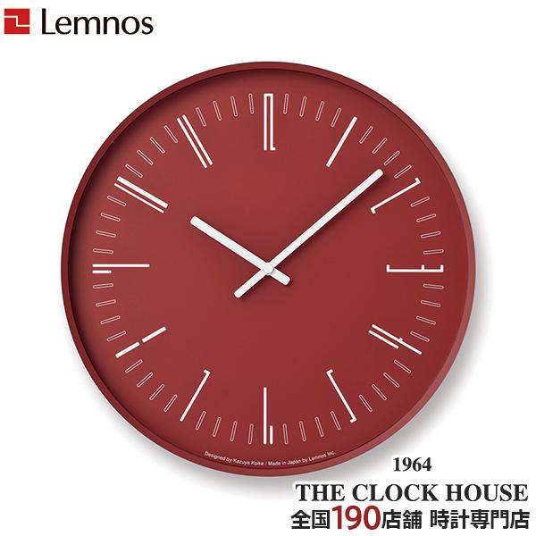 タカタレムノス 掛け時計 カーサ ドロー ウォール クロック クオーツ 電池式 レッド 小池 和也 KK18-13REの通販は 8,800円