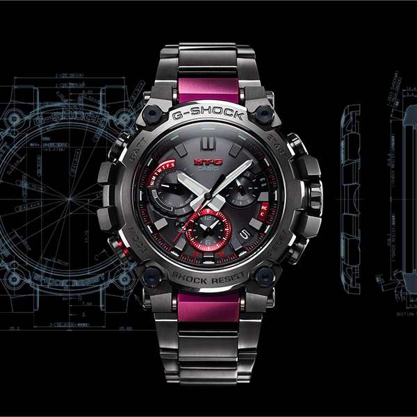 G-SHOCK MT-G MTG-B3000シリーズ MTG-B3000BD-1AJF メンズ 腕時計 電波ソーラー Bluetooth レッド  ブラック 国内正規品 カシオ｜au PAY マーケット