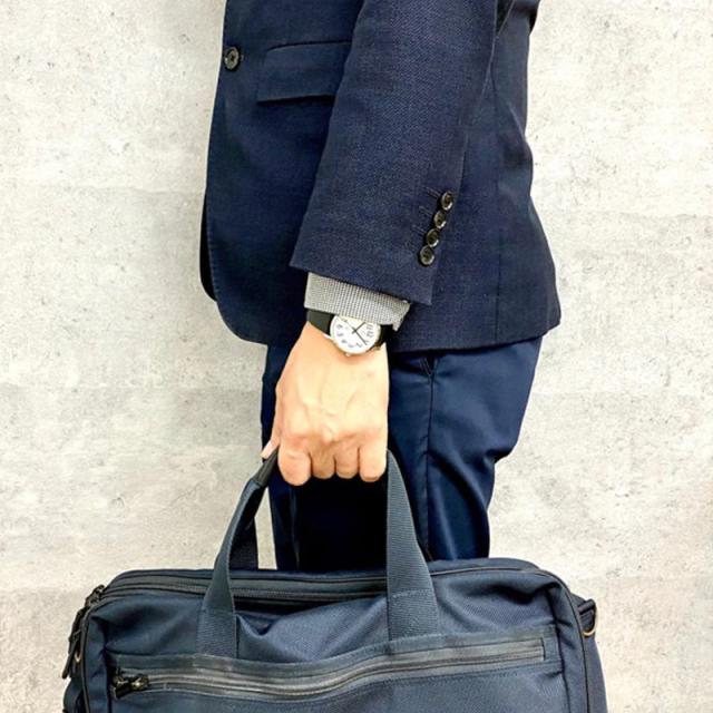 ザ・クロックハウス ユーディー LUD1001-WH1B ユニバーサルデザイン 腕時計 レディース ソーラー 黒レザー ホワイト UD_8