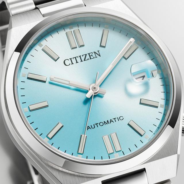シチズンコレクション TSUYOSA Collection ツヨサ 37mm アイスブルー NJ0200-50L メンズ 腕時計 メカニカル 機械式 自動巻き 3針 日付_10