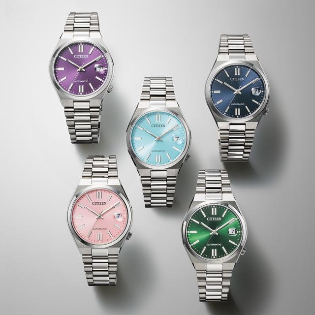 シチズンコレクション TSUYOSA Collection ツヨサ 37mm アイスブルー NJ0200-50L メンズ 腕時計 メカニカル 機械式 自動巻き 3針 日付_15