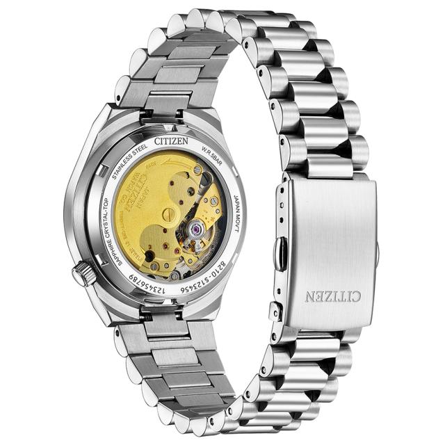 シチズンコレクション TSUYOSA Collection ツヨサ 37mm アイスブルー NJ0200-50L メンズ 腕時計 メカニカル 機械式 自動巻き 3針 日付_6