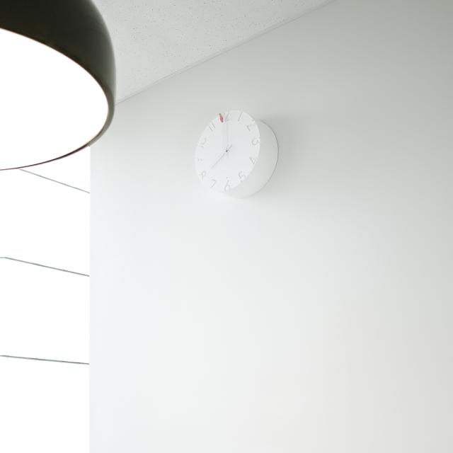 タカタレムノス 掛け時計 デザインオブジェクト カーヴド クク カッコー時計 クオーツ 電池式 ホワイト 寺田尚樹 NTL18-11_5