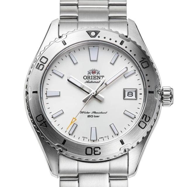 オリエント Orient Mako オリエントマコ 40 コンパクトモデル RN-AC0Q03S メンズ 腕時計 機械式 自動巻き ホワイトの通販は オリエント Orient Mako オリエントマコ 40 コンパクトモデル RN-AC0Q03S メンズ 腕時計 機械式 自動巻き ホワイトの通販は