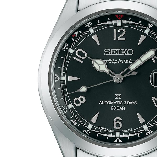 セイコー プロスペックス アルピニスト メカニカル 3Days SBDC209 メンズ 腕時計 機械式 ブラックダイヤルコアショップ専売モデル_3