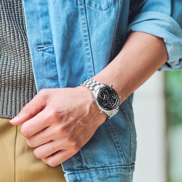 セイコー プロスペックス SPEEDTIMER スピードタイマー ソーラークロノグラフ 1/100秒計測 SBER003 メンズ 腕時計 ブラック_9