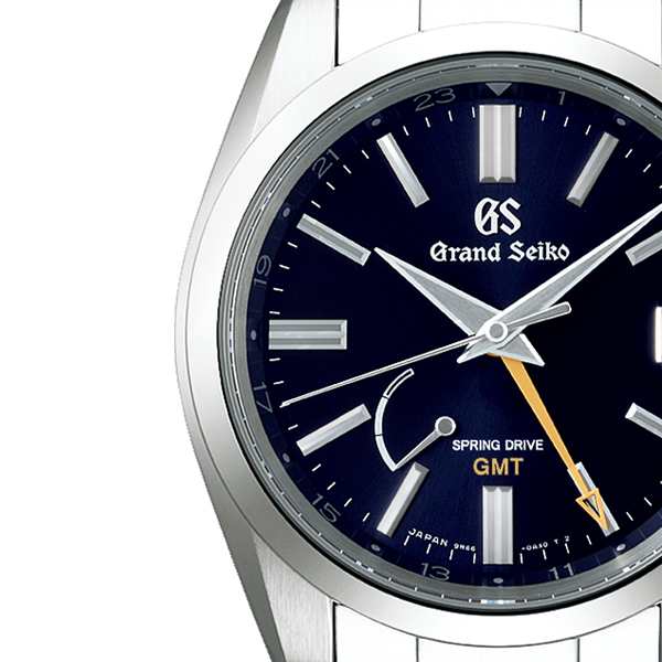グランドセイコー スプリングドライブ 9R GMTモデル SBGE281 メンズ 腕時計 型打ち模様ダイヤル ミッドナイトブルー 9R66｜au  PAY マーケット
