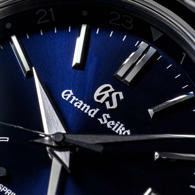 グランドセイコー スプリングドライブ 9R GMTモデル SBGE281 メンズ 腕時計 型打ち模様ダイヤル ミッドナイトブルー 9R66｜au  PAY マーケット