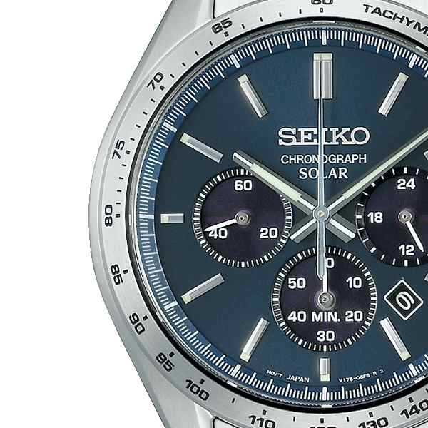 セイコー セレクション Sシリーズ SBPY163 メンズ 腕時計 ソーラー クロノグラフ ブルー｜au PAY マーケット