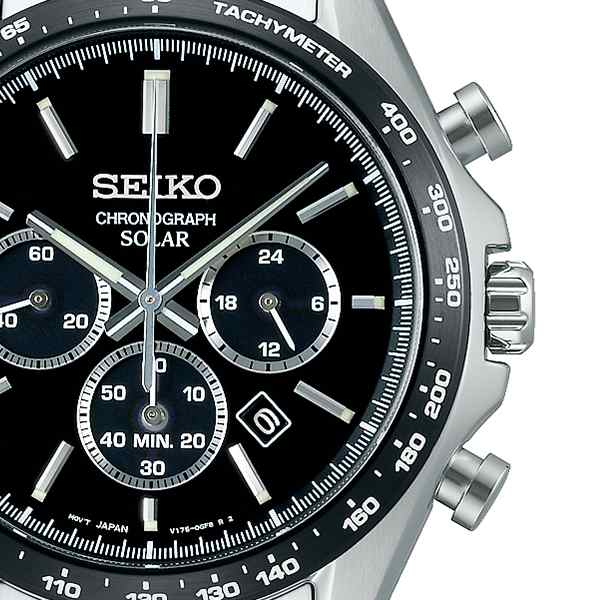 セイコー【美品】SEIKO(セイコー)ソーラークロノグラフ SBPY167