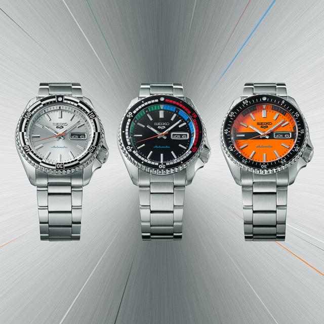セイコー 5スポーツ SKX スポーツ スタイル レトロカラーコレクション SBSA221 メンズ 腕時計 メカニカル 自動巻き ブラック 日本製_7