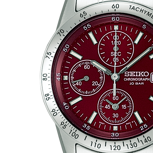 セイコー セレクション スピリット SBTQ045 メンズ 腕時計 電池式 クオーツ クロノグラフ 縦目 レッドダイヤル_3