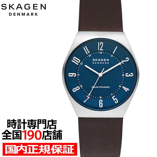 スカーゲン GRENEN グレーネン SKW6838 メンズ 腕時計 ソーラー アナログ 革ベルト エスプレッソ 国内正規品の通販は 33,000円