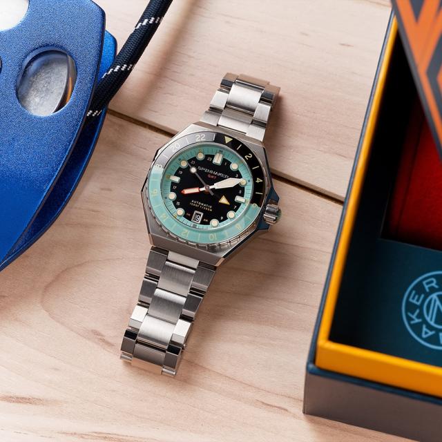スピニカー DUMAS デュマ GMT SP-5119-33 メンズ 腕時計 機械式 自動 