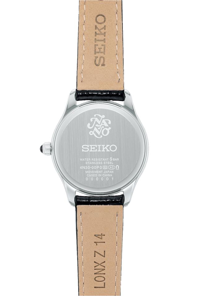 セイコー より抜き nano・universe ナノ・全ての存在 二人三脚ひな型 SSEH011 レディース ウオッチ 石英 乾電池式 革胴締め