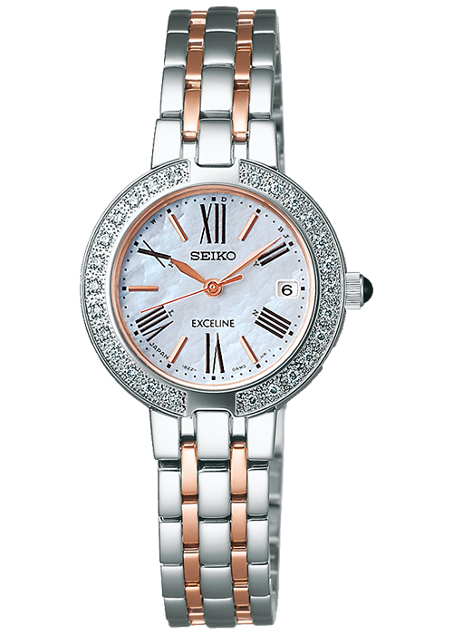 セイコー ドルチェ＆エクセリーヌ Exceline Ladies ソーラー電波