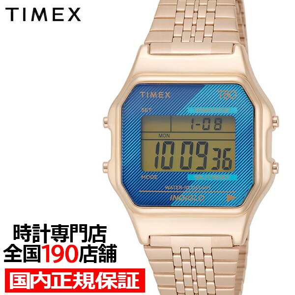 【新品】timex デジタルクラシック腕時計　タイメックス　ゴールド