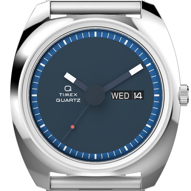 タイメックス Q TIMEX 1975 エニグマ 復刻モデル ミステリーダイヤル TW2W59800 メンズ 腕時計 クオーツ 電池式 シルバー_2