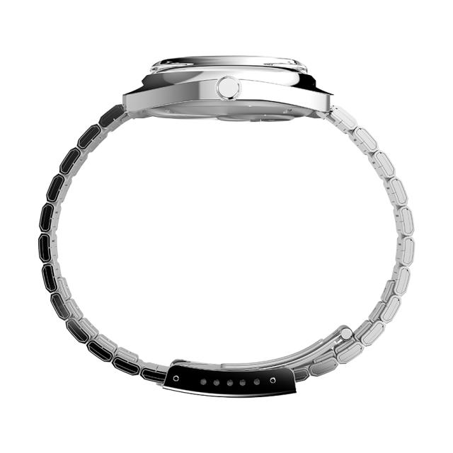 タイメックス Q TIMEX 1975 エニグマ 復刻モデル ミステリーダイヤル TW2W59800 メンズ 腕時計 クオーツ 電池式 シルバー_3