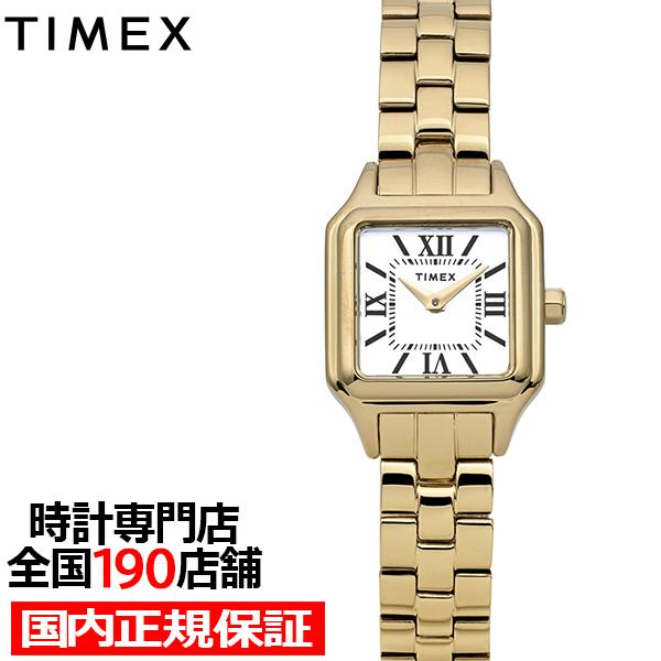 五分五分メックス Legacy Addison レガシーアディソン TW2Y23700 レディース ウオッチ 石英 乾電池式 2針 真四角 ゴールド