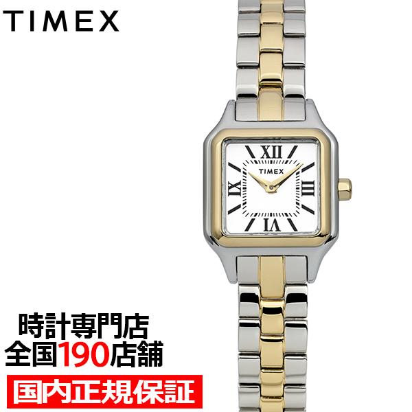 五分五分メックス Legacy Addison レガシーアディソン TW2Y23900 レディース ウオッチ 石英 乾電池式 2針 真四角 ゴールド しろがね色 二人組