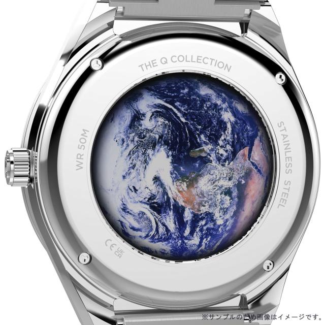 4月17日発売 タイメックス Q Timex NASA コラボレーションモデル アポロ17号 TW2Y56700 メンズ 腕時計 クオーツ 電池式 サン&ムーン_6