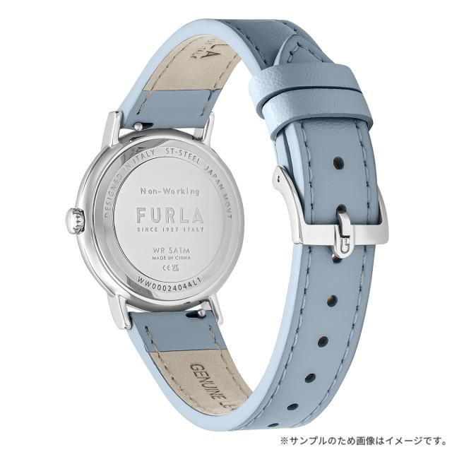 フルラ イージーシェイプ 3針 WW00024044L1 レディース 腕時計 クオーツ 電池式 サンレイダイヤル 革ベルト ブルー_5