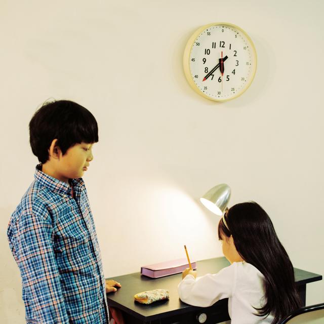 タカタレムノス 掛け時計 fun pun clock ふんぷんくろっく M ナチュラル 30.5cm クオーツ 電池式 土橋陽子 YD14-08M_6