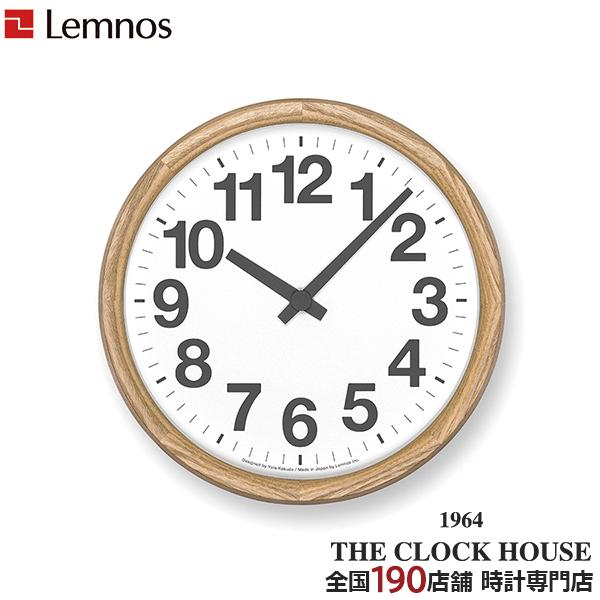 タカタレムノス 掛け時計 デザインオブジェクト クロック エー オーク クオーツ 電池式 角田 陽太 YK24-12